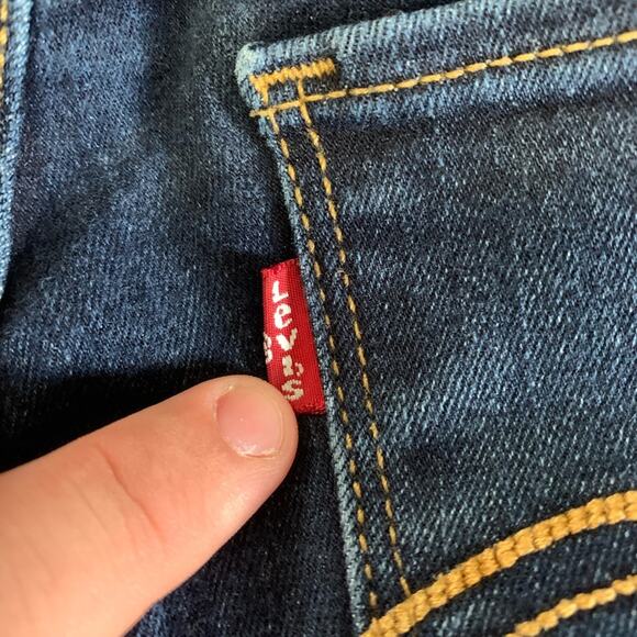 Levi 524 bootcut dark wash jeans - Picture 4 of 5